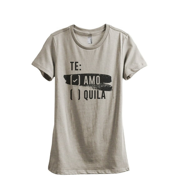 Te Amo Bachelorette Women's Fashion Relaxed T-Shirt Tee Heather Tan Medium