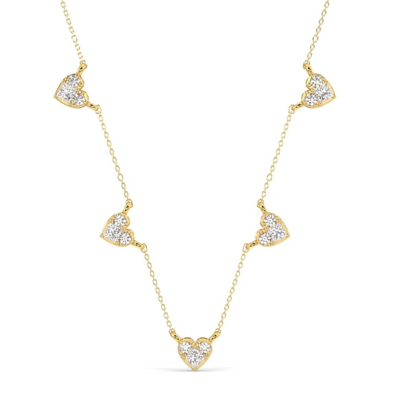 Silvermist Jewelry Te Amo Choker Necklace 18K Yellow Gold over 925 Sterling Silver | Everyday Jewelry for Women, Birthday Gift for Her