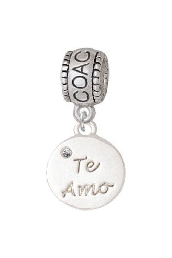 Te Amo Disc - Coach Charm Bead