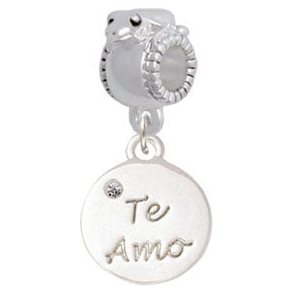 Te Amo Disc - Frog Charm Bead