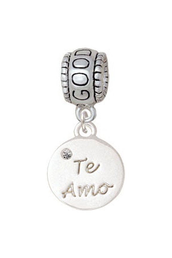 Te Amo Disc - Good Luck Charm Bead
