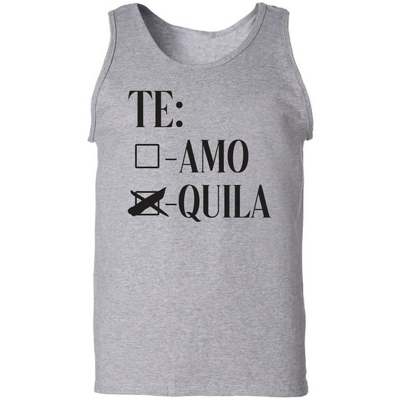 Te Amo Quila Adult Tank Top
