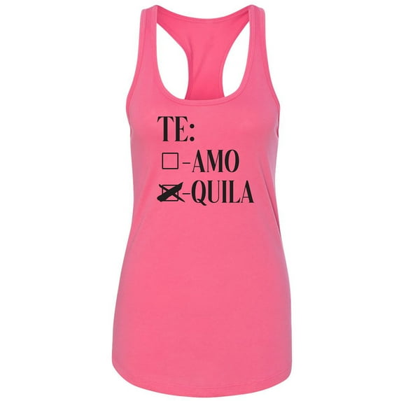 Te Amo Quila Racerback Tank