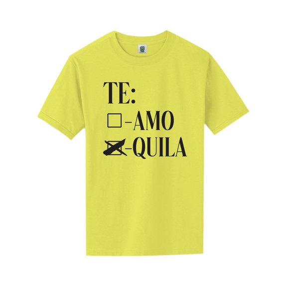 Te Amo Quila Short Sleeve Neon T-Shirt