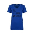 thumbnail image 1 of Te Amo Quila Womens V-Neck T-Shirt, 1 of 2