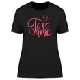 thumbnail image 1 of Te Amo Spanish I Love You T-Shirt Women -Image by Shutterstock, Female Large, 1 of 2