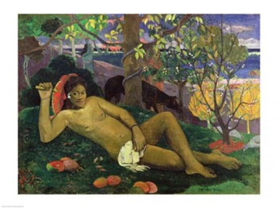 Te Arii Vahine Canvas Art - Paul Gauguin (24 x 18)