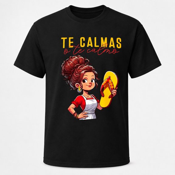 Te Calmas O Te Calmo Graphic T-Shirt, Unisex Classic Fit Short Sleeve Tee