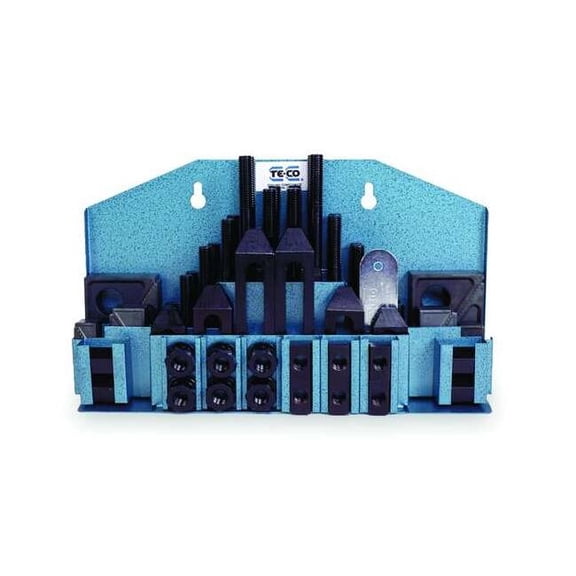 Te-Co Clamping Kit,1/2,3/8-16 Stud,52 Pcs 20413