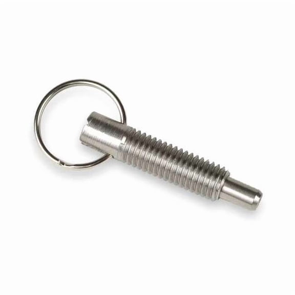 Plunger, Hand, Steel, Zinc, 3/8-16, 1.68, PK2 54415