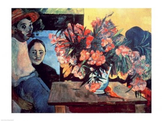 Te Tiare Farani Canvas Art - Paul Gauguin (24 x 18)