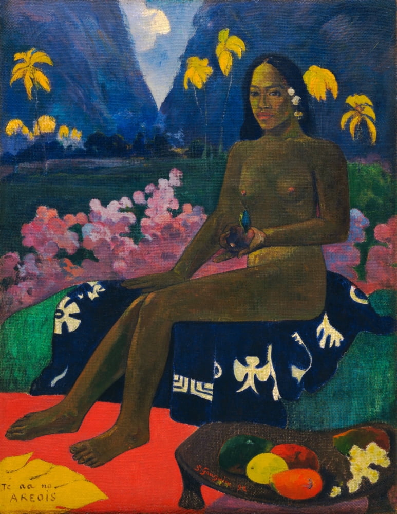 Te aa no areois (The Seed of the Areoi) 1892 Canvas Art - P Gauguin (18 x 24)