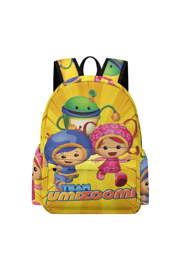 Te-am Cartoon Umi-zoomi Backpacks Travel Laptop Backpack Lightweight Bookbags Casual Daypack