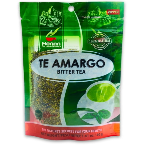Te de Amargo 40g - Bitter Loose Leaf Tea for Liver Support & Wellness, Natural Herbal Tea from Peru (1.4oz)