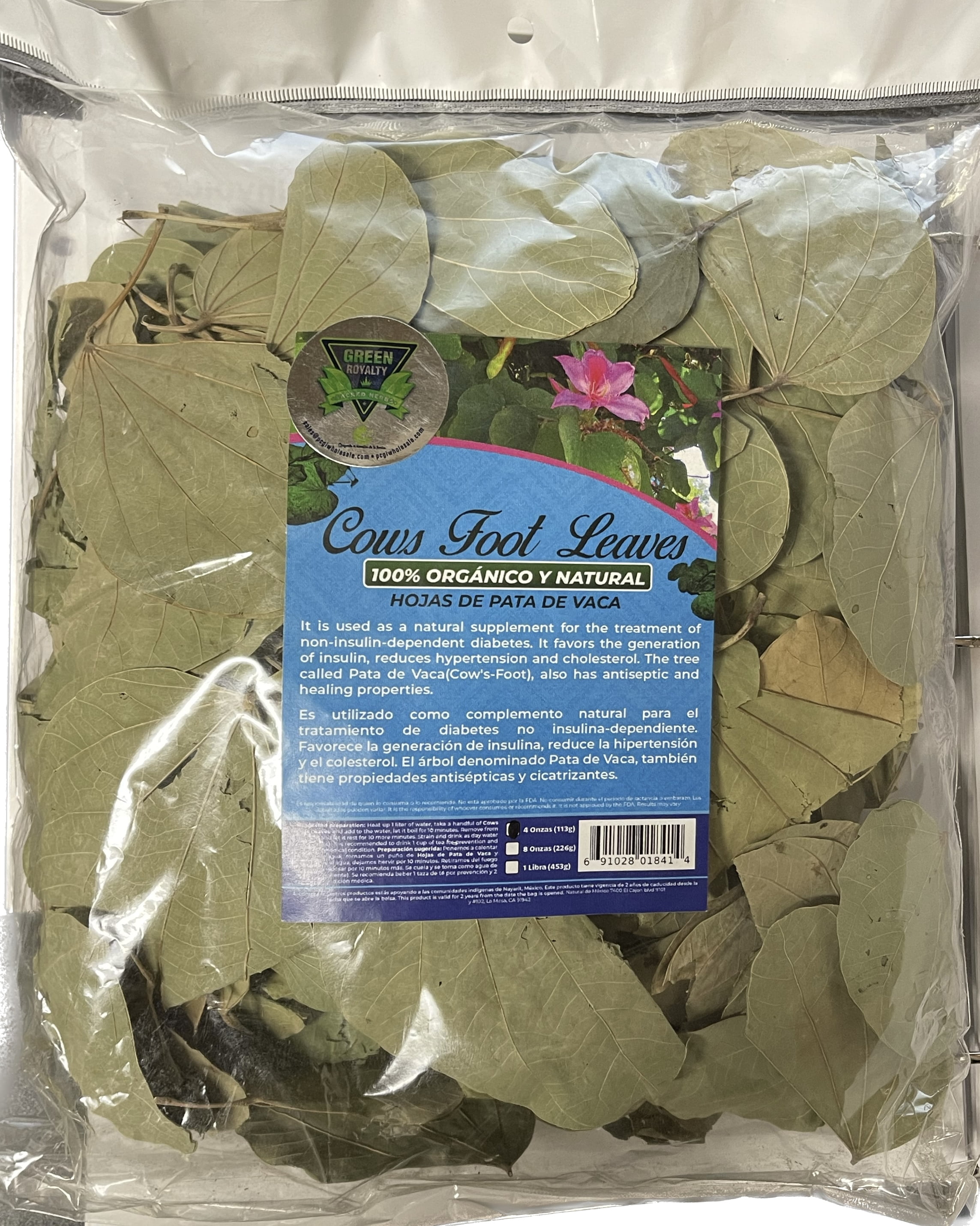 Green Royalty Cow's Foot Herbs (4oz) / Pata de Vaca Hierba