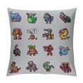 Te_rraria Velvet Pillowcase Decorative Throw Pillows Game Anime Cartoon