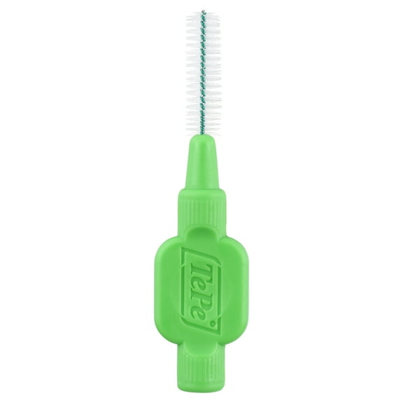 TePe Interdental Brush Original, Soft Dental Brush for Teeth Cleaning, Pack of 20, 0.8 mm, Large Gaps, Green, Size 5