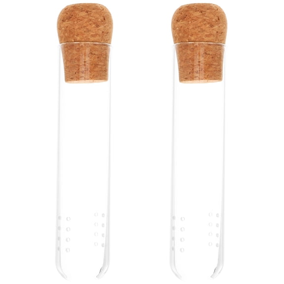 NUOLUX Portable Glass Tea Infuser Smooth Surface Easy to Clean 2Pcs