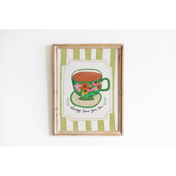 Tea Always Time Vintage Style For
