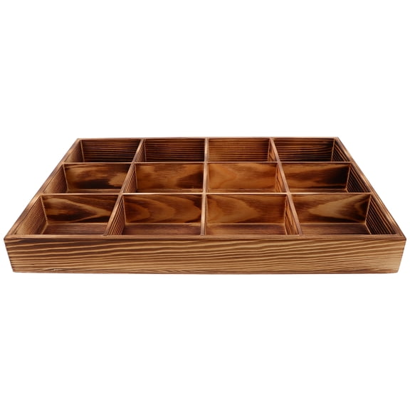FONDOTIN Tea Drawer Case Wood Organizing 1Pack