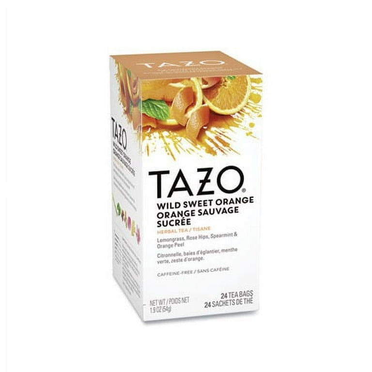 Tazo Wild Sweet Orange Herbal Tea Bag - 24 Packet - 24 / Box Tazo Wild Sweet Orange Herbal Tea Bag - 24 Packet - 24 / Box