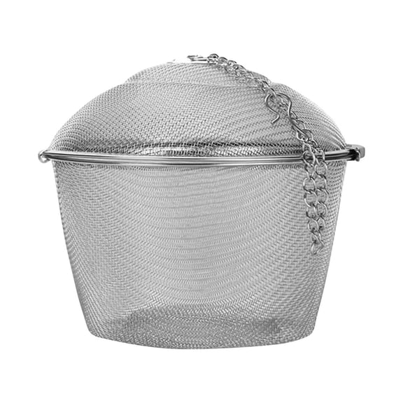 Tea Ball for Loose Leaf Tea, Tea infuser for Loose Leaf Tea, Extra Large Silver Stainless Steel Mesh Tea Strainer for Loose Tea, 1 Pack