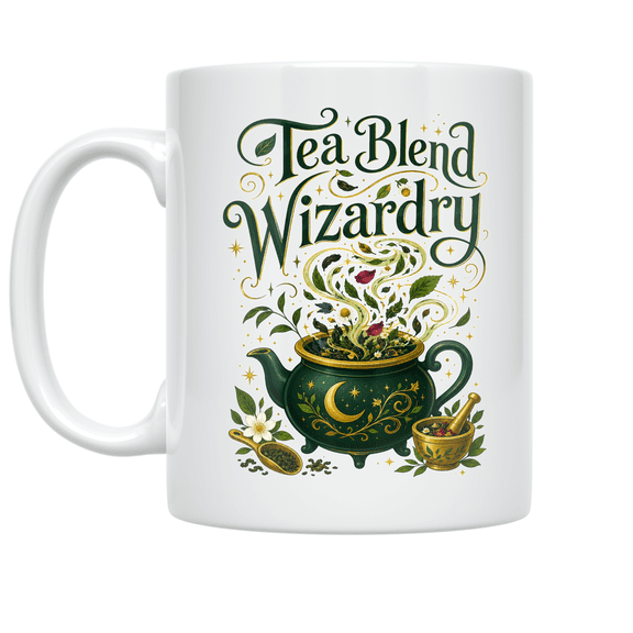 Tea Blend Wizardry - Tea Blending Artist - 11 oz Ceramic Coffee Mug