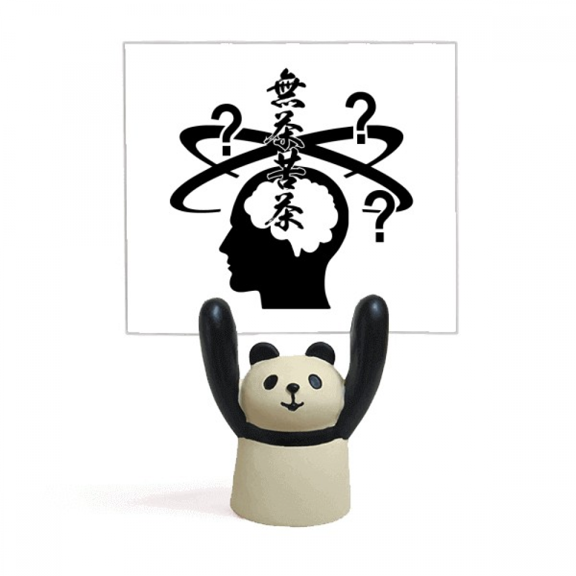Tea Brain Disorder Art Deco Fashion Memo Holder Cartoon Animal Panda Stand Decoration