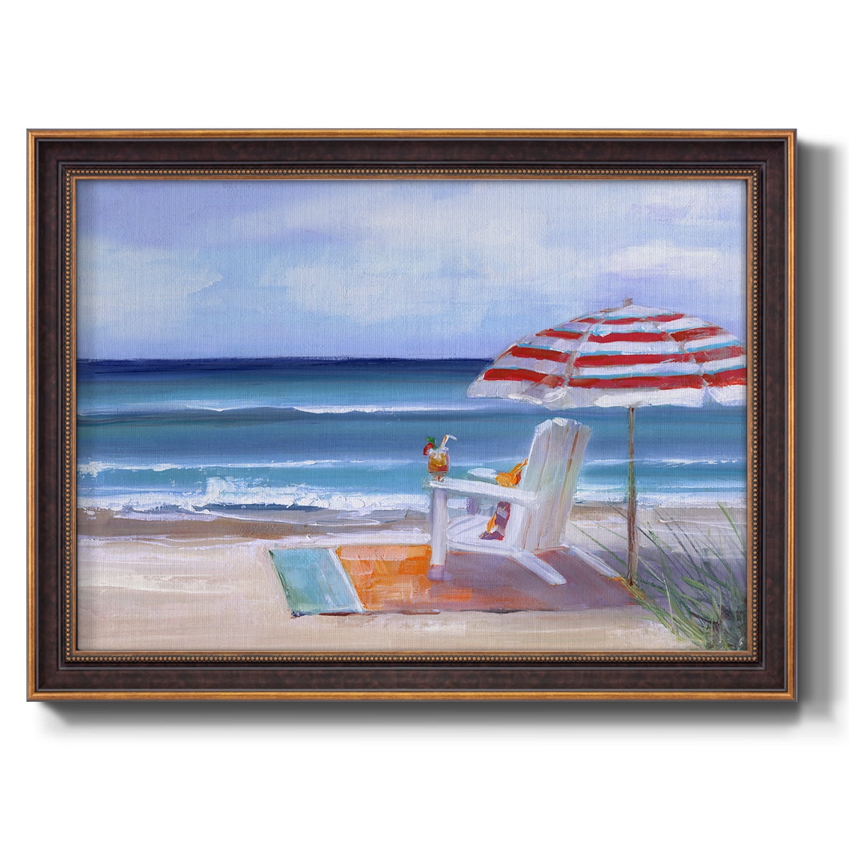 Tea By The Sea Premium Framed Canvas- Ready to Hang