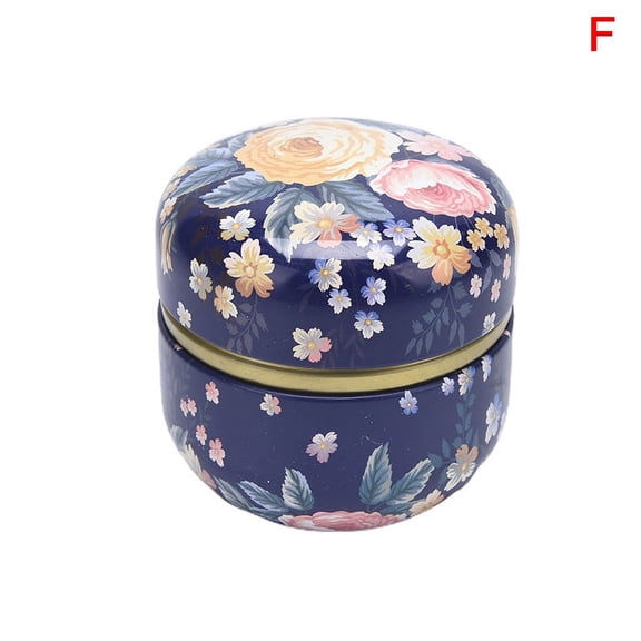 Tea Caddy Iron Delicate Small Japanese Style Tea Canister Storage Box for Home
