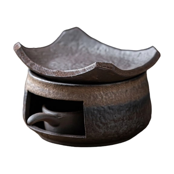 Tea Ceramic Warmer Natural Scent Diffuser with Tealight Holder for Calmness