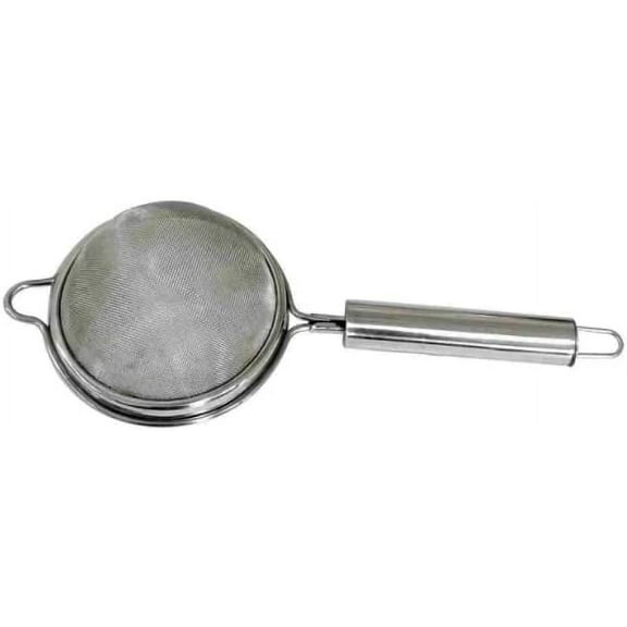 Tea Chai Coffee Stainless Steel Strainer, All Purpose Powder & Liquid Small Filter Stainless Steel Mesh Pack of 1