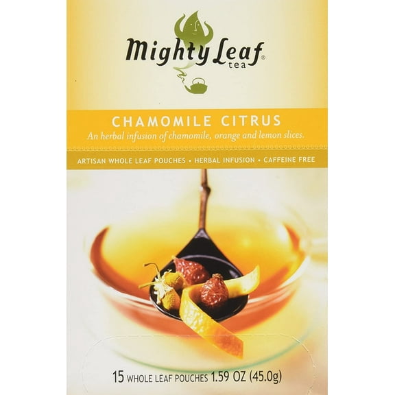 Tea Chamomile Citrus Mighty Leaf,15 Bag,1.59 oz