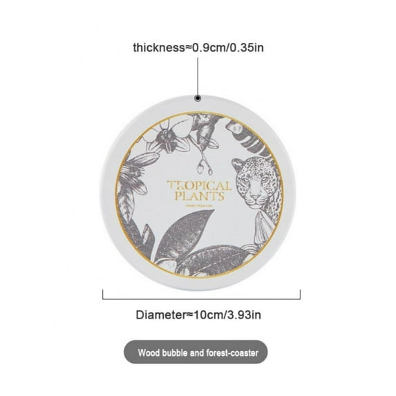 Tea Coffee Cup Pad Placemats Decor Non-slip Heat Resistant Bowls Cups Coaster for Dining Table Home Decoration Kitchen Tool