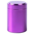 thumbnail image 1 of Tea Coffee Sugar Kitchen Storage Canisters Jars Pots Containers Tins - Portable Sealed Can (Purple,4.5x6.5 CM), 1 of 1