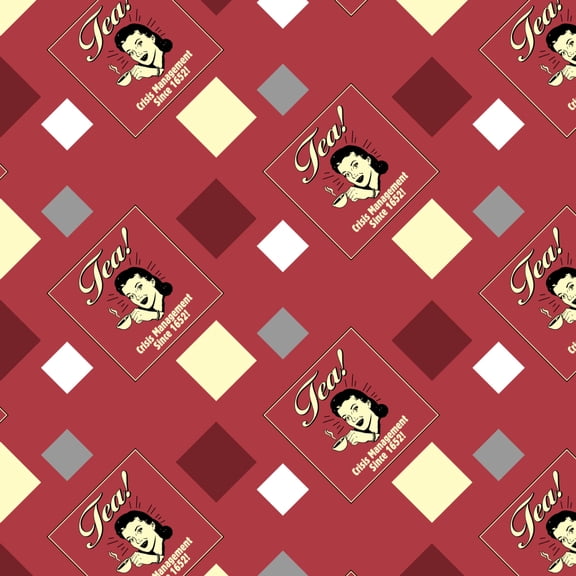 Tea Crisis Management Since 1652 Funny Humor Retro Premium Roll Gift Wrap Wrapping Paper