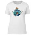 thumbnail image 1 of Tea Cup As A Watercolor House Tee Women's -Image by Shutterstock, 1 of 2