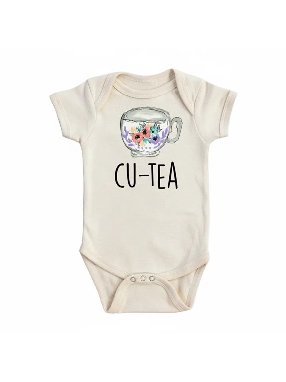 Tea Cup Cutie Newborn Baby Bodysuit