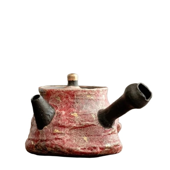 Tea Cup Set 140ml Rock Mine Colored Pottery Teapot Side Handle Pot Tea Making Kettle Tea Set Teapots & Coffee Servers Travel Tea Set