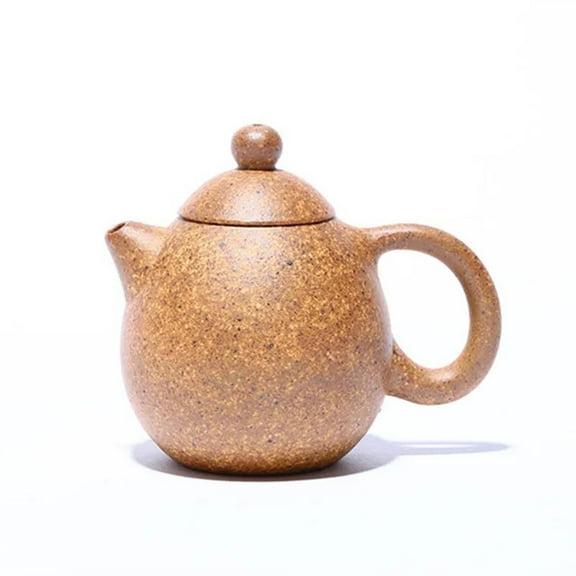 Tea Cup Set Chinese Zisha Tea Set 100ml Handmade Dragon Egg Tea Pot Yixing Small Capacity Purple Clay Teapots Raw Ore Section Mud Kettle Teapots & Coffee Servers Travel Tea Set