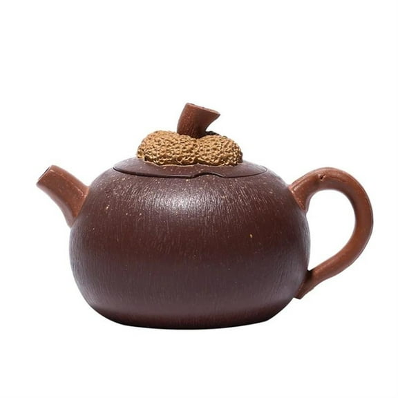 Tea Cup Set Chinese Zisha Tea Set Kettle Collection Gifts 100ml Handmade Mangosteen Model Tea Pot Yixing Purple Clay Teapots Teapots & Coffee Servers Travel Tea Set