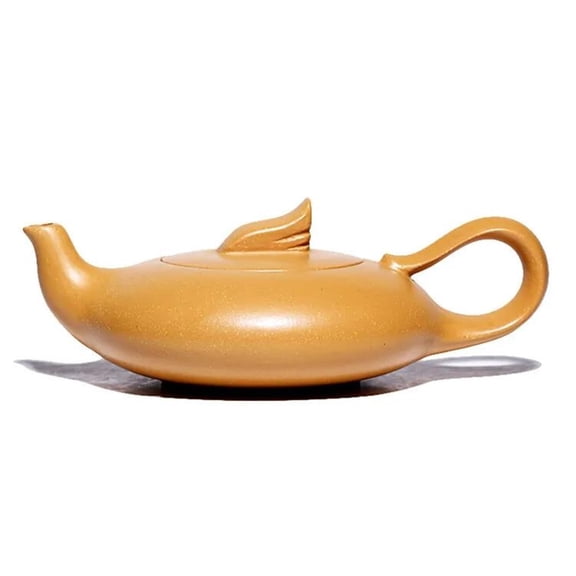 Tea Cup Set Handmade Pot Raw Ore Gold Section Mud Tea Making Kettle Zisha Tea Set Drinkware 240ml Elegant Purple Clay Teapots Teapots & Coffee Servers Travel Tea Set