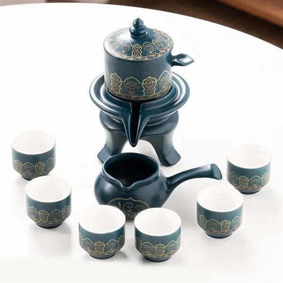 Tea Cup Set High-grade Automatic Tea Set Teaware Tea Strainer Chinese Kung Fu Travel Tea Set Bone China Teapot