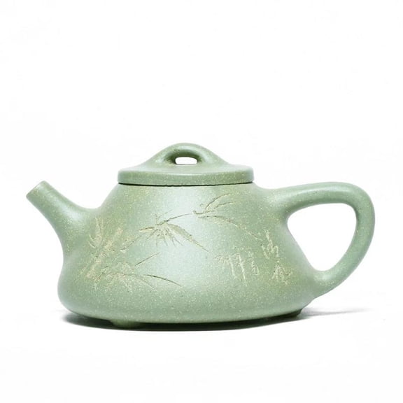 Tea Cup Set Household Stone Scoop Filter Kettle Zisha Tea Set Raw Ore Bean Green Mud Beauty Tea Pot 110ml Classic Yixing Purple Clay Teapots Teapots & Coffee Servers Travel Tea Set