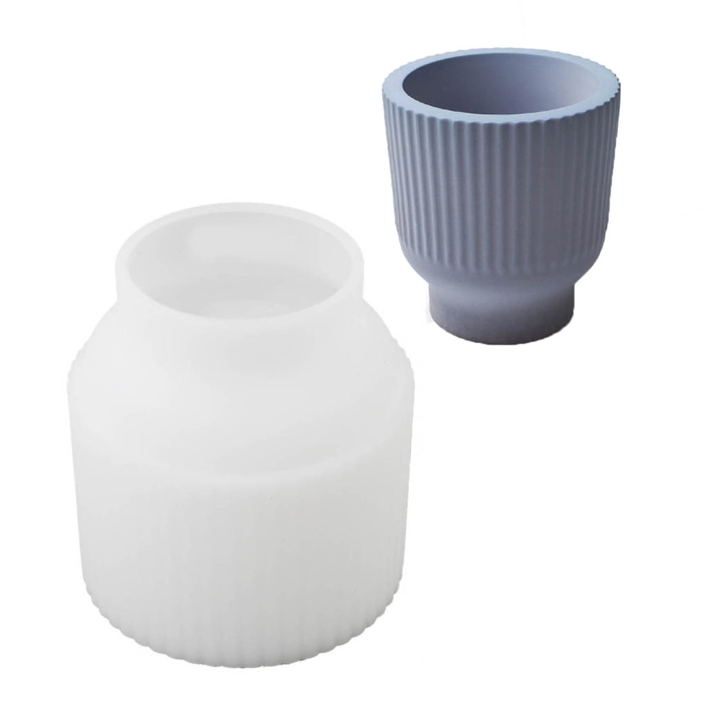 Tea Cup Shaped Silicone Mold Jar Silicone Molds for Making Pottery Pot