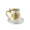 thumbnail image 1 of Tea Cup Style Closed Incense Bakhoor Burner - White, 1 of 6
