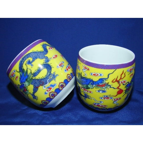 Tea Cup w/ Dragon Picture