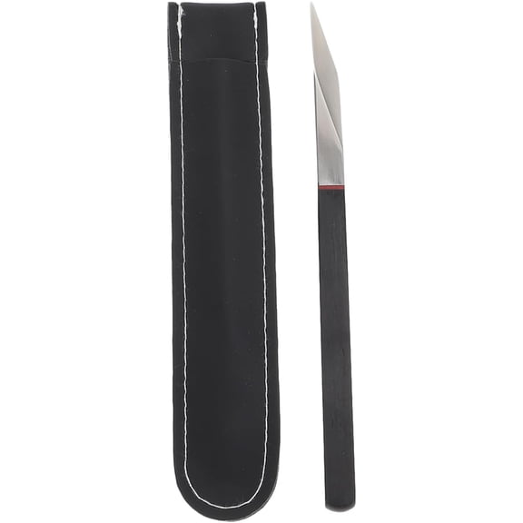 Tea Cutter with Wooden Handle: Black Puer Puerh Tea Knife Needle Professional Ice Pick Tea Cake Pick Tool for Breaking Prying Brick for Kitchen Bars Bartender Picnics Camping