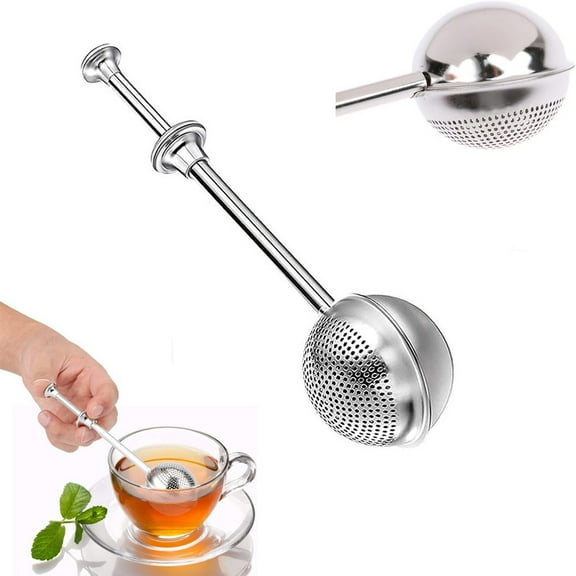 Tea Diffuser,Tea Infuser Ball,Tea Ball For Loose Leaf Tea,Tea Infuser For Loose Leaf Tea,Fine Mesh,Versatile Metal Tea Infuser,Soft,Comfortable,Non-Slip Grip,For Green Tea,Black Tea,Herbal Tea