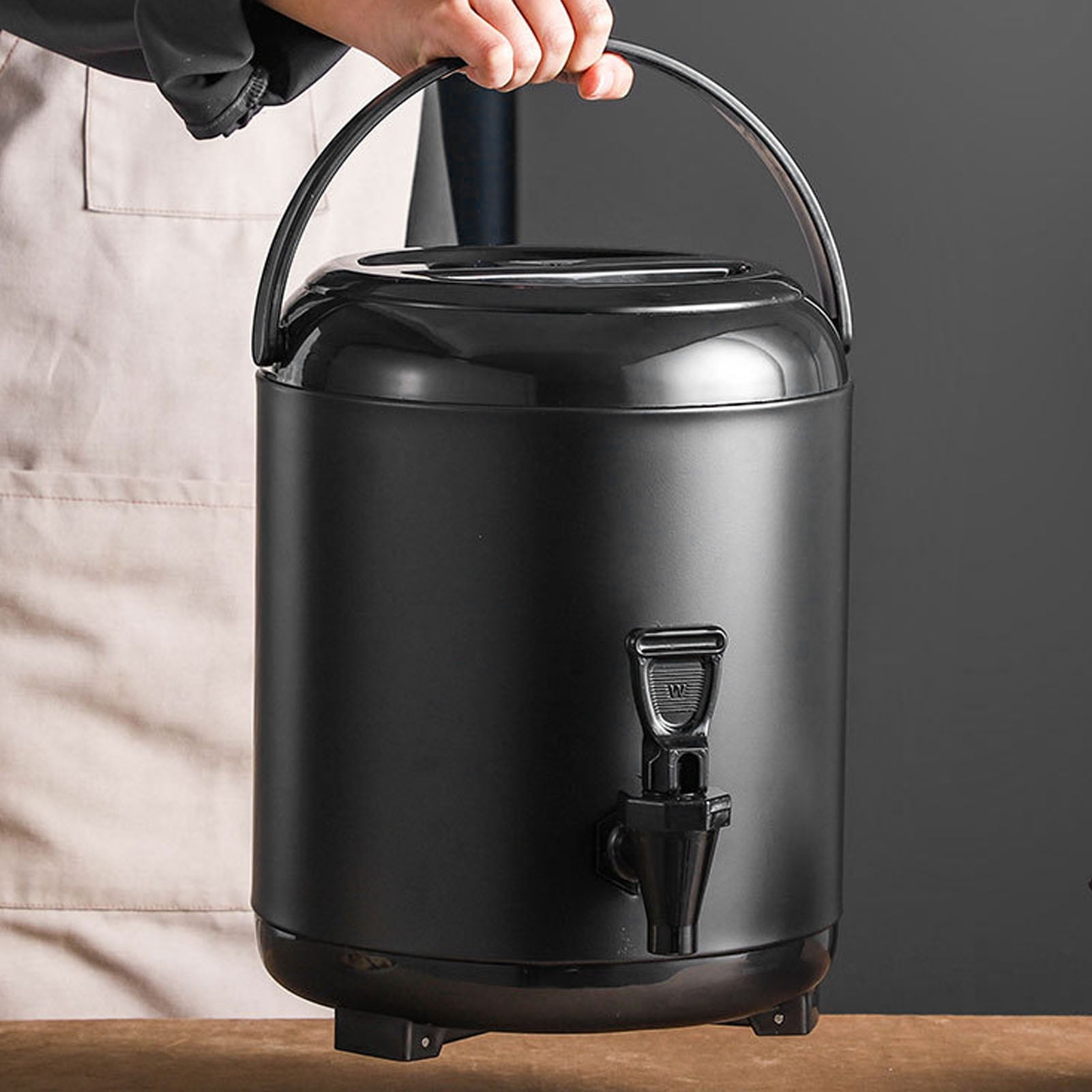 Tea Dispenser, Folding Tripod Spring Back Spigot 12L Excellent